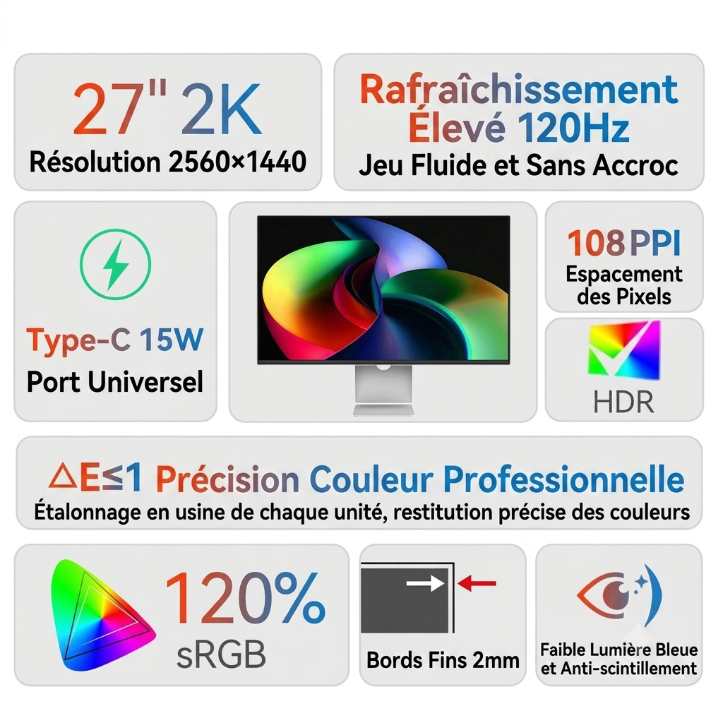 Écran Gaming 27" Aluminium